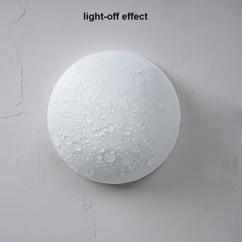 Plafonnier lunaire demi-cercle