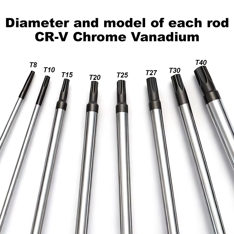 Jeu de tournevis Torx magnétiques T8-T40