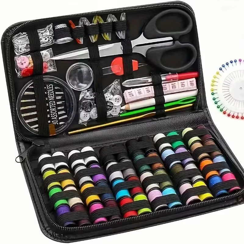27/67/128/172 pièces/ensemble bricolage Mini Kits de couture multifonctionnel boîte