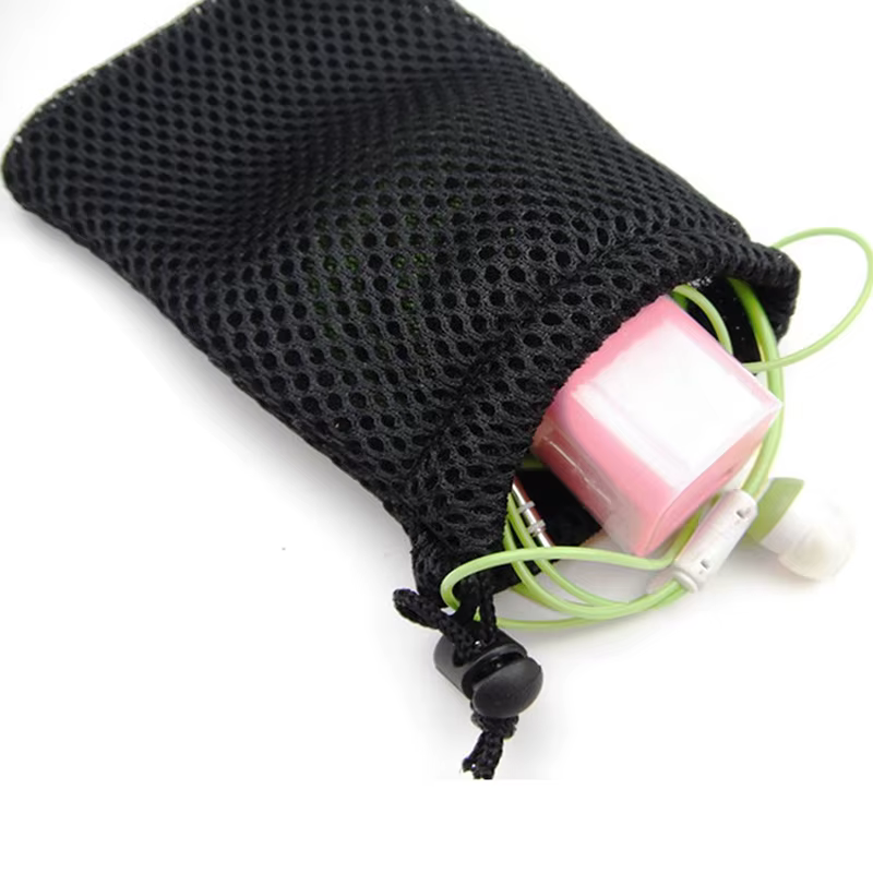 Pochette de rangement à cordon en maille de Nylon