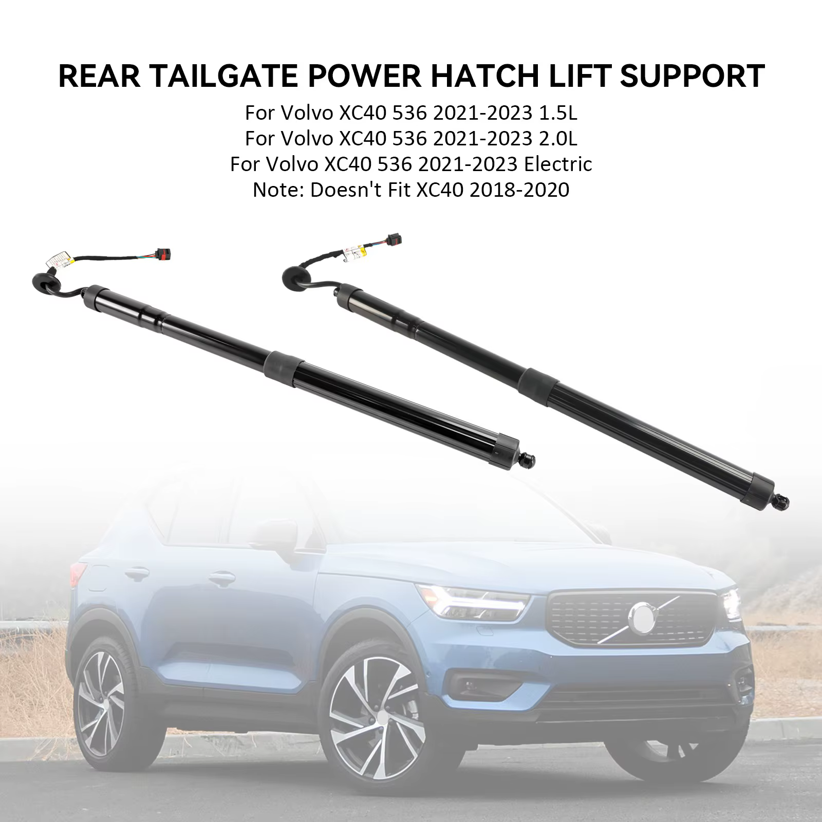 Amortisseurs électriques de coffre pour Volvo XC40 EX40 2019-2022 32296297 32357574 32384409 32399278 31690986 32296296 32357573 3238440