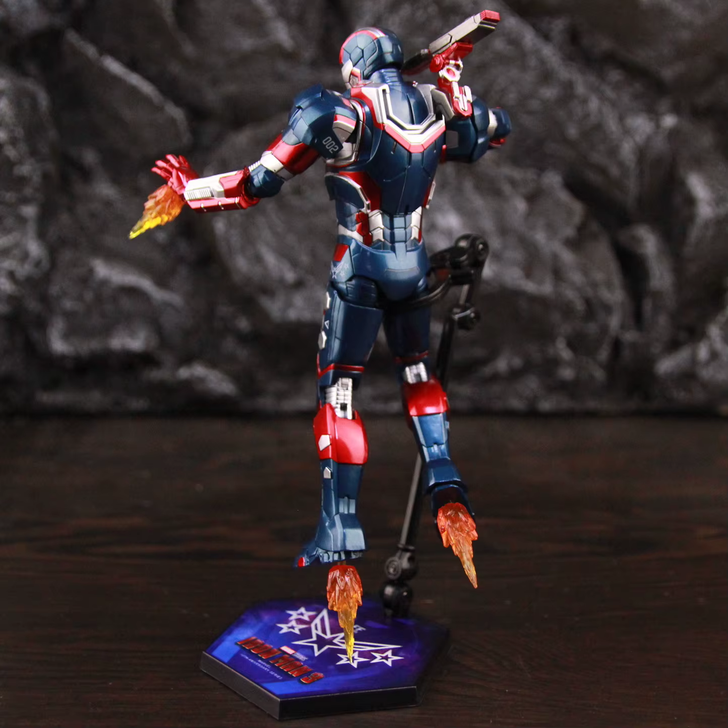ZD Toys-Figurine d'action Marvel Studios, Extron SAGA Movie Film, Iron Man 3, Iron Fosot, 7 ", 1/10, Ironman ATIONS End Toys, Butter Model