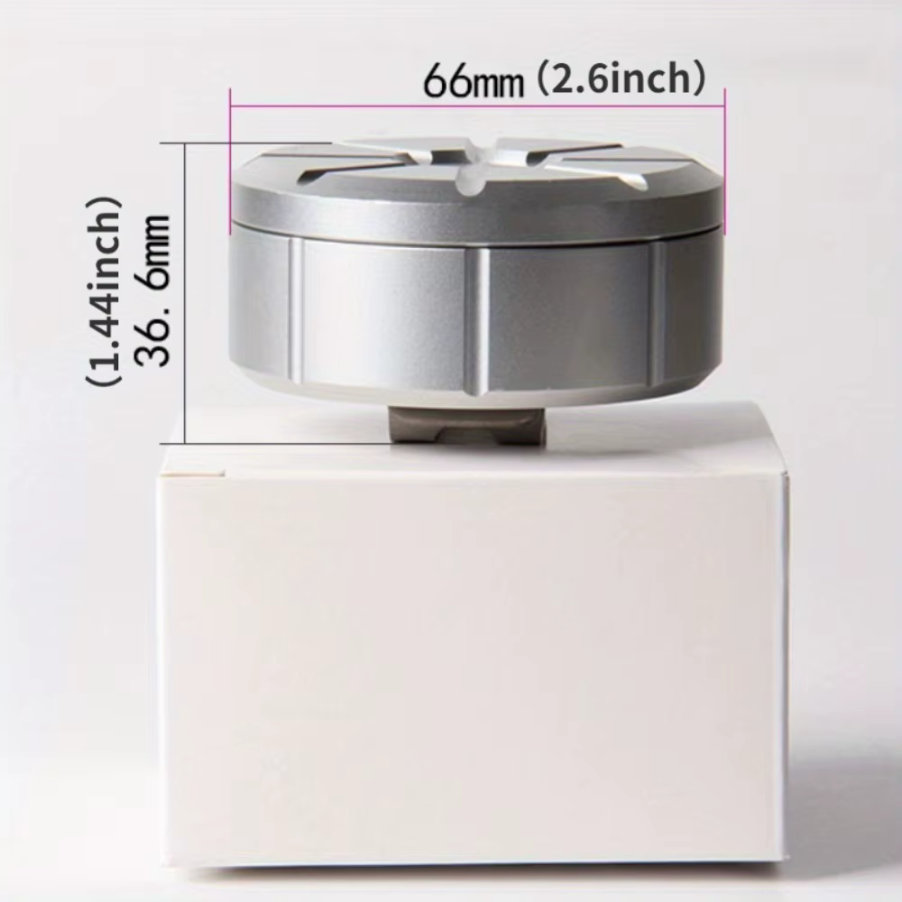 Boîte de rangement portable étanche ronde en acier inoxydable