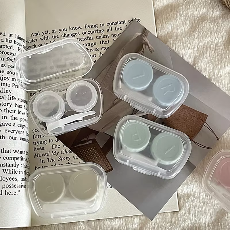 Boîte à lentilles de Contact Portable