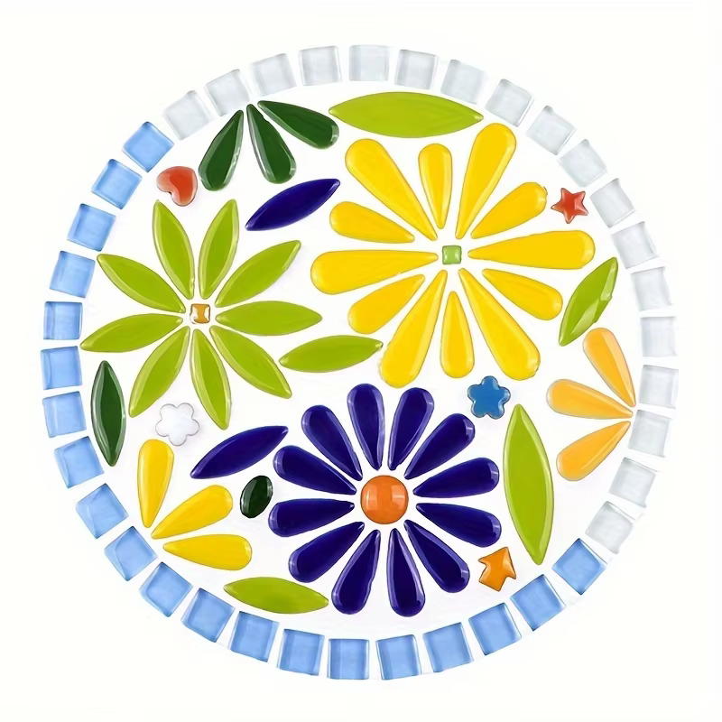 Lot de 100g de mosaïques en céramique, en forme de goutte, irrégulières, faites à la main, colorées, pour bricolage et décoration, matériau industriel, céramique