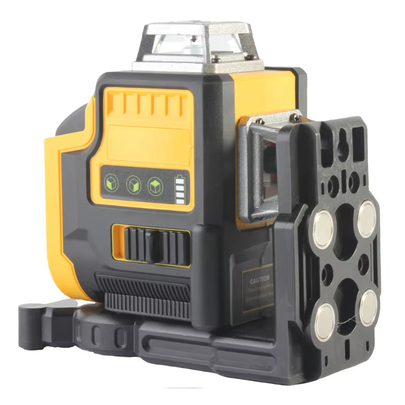 Pour DeWALT 20V 18V batterie niveau Laser 12 lignes 3D faisceaux verts horizontaux et verticaux compteur