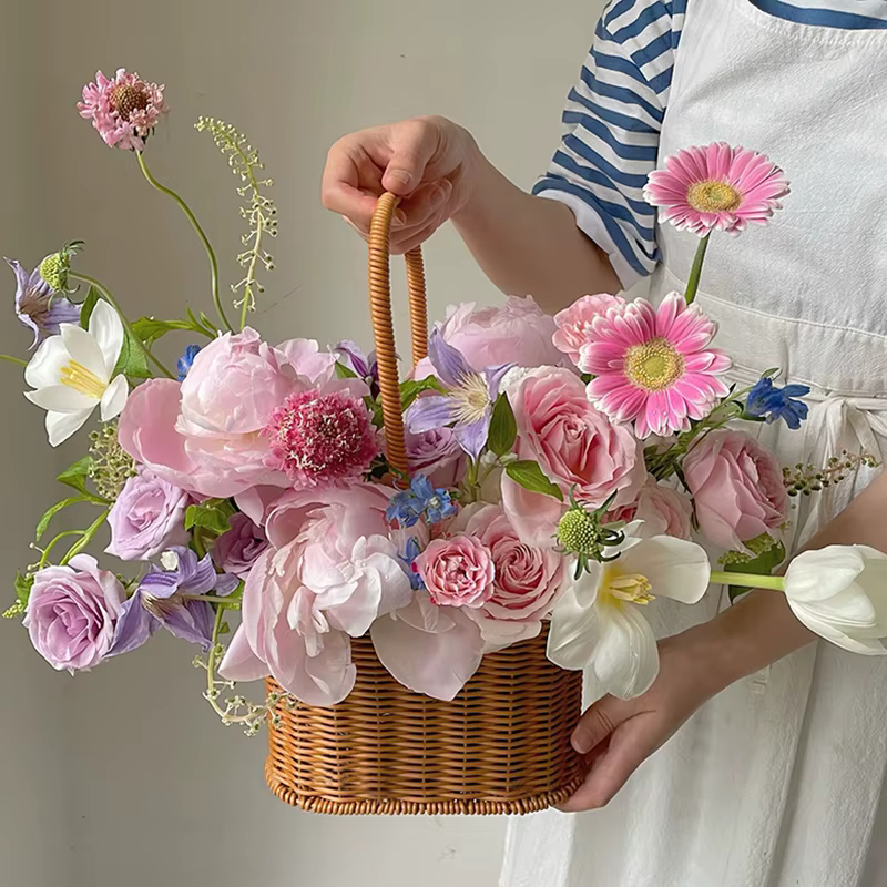 Panier de rangement tissé à la main