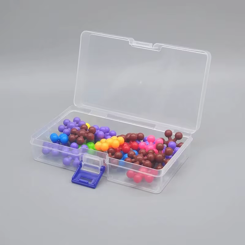 Boîte en plastique transparente rectangulaire pour embouts de tournevis