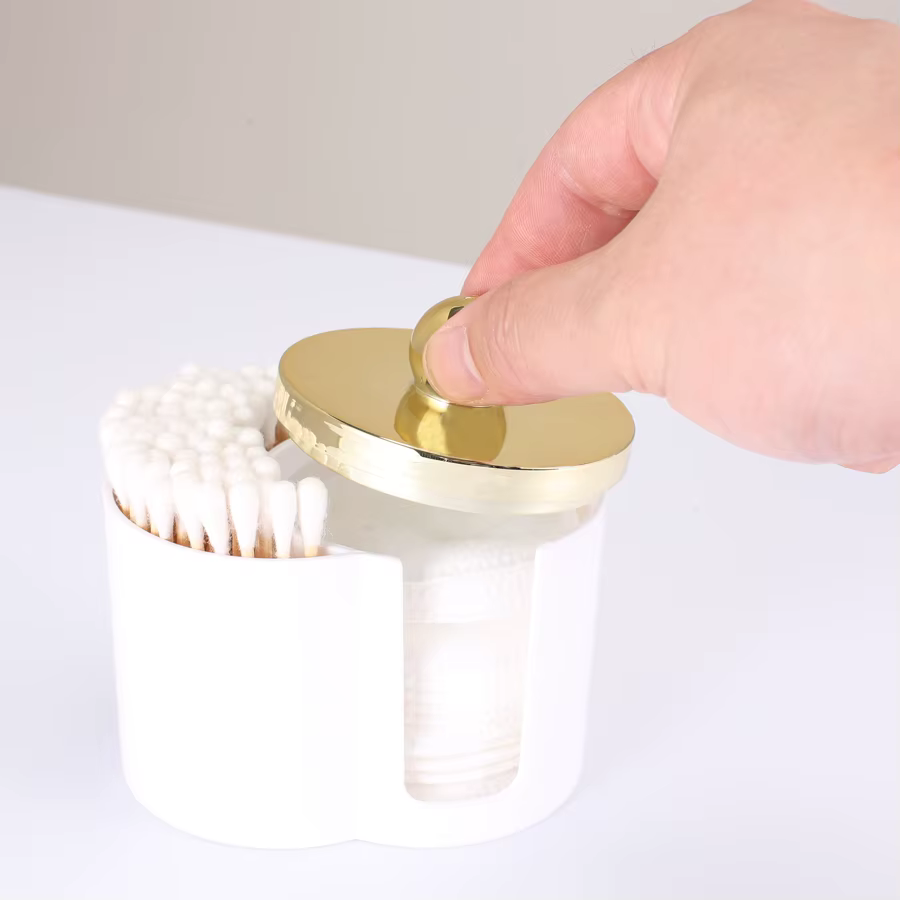 Conteneur de rangement de salle de bain pour accessoires de maquillage