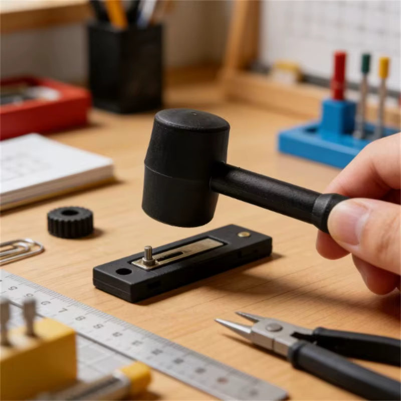 Petit marteau archéologique noir - outil durable et polyvalent pour le bricolage