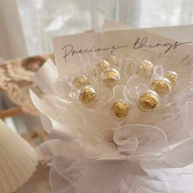Boîte d'emballage de chocolat transparente, 5/10/20 pièces, bricolage de bonbons, Bouquet de chocolat, supports de fleurs, décor de fête d'anniversaire de mariage, boîte cadeau de saint-valentin