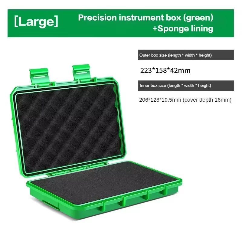 Étanche scellé petites pièces d'instruments de précision boîte de rangement d'outils