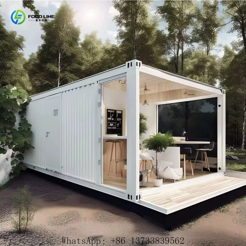 Cuisine extérieure personnalisée, couleur et dimensions sur mesure, magasin mobile préfabriqué, conteneur de transport extérieur portable