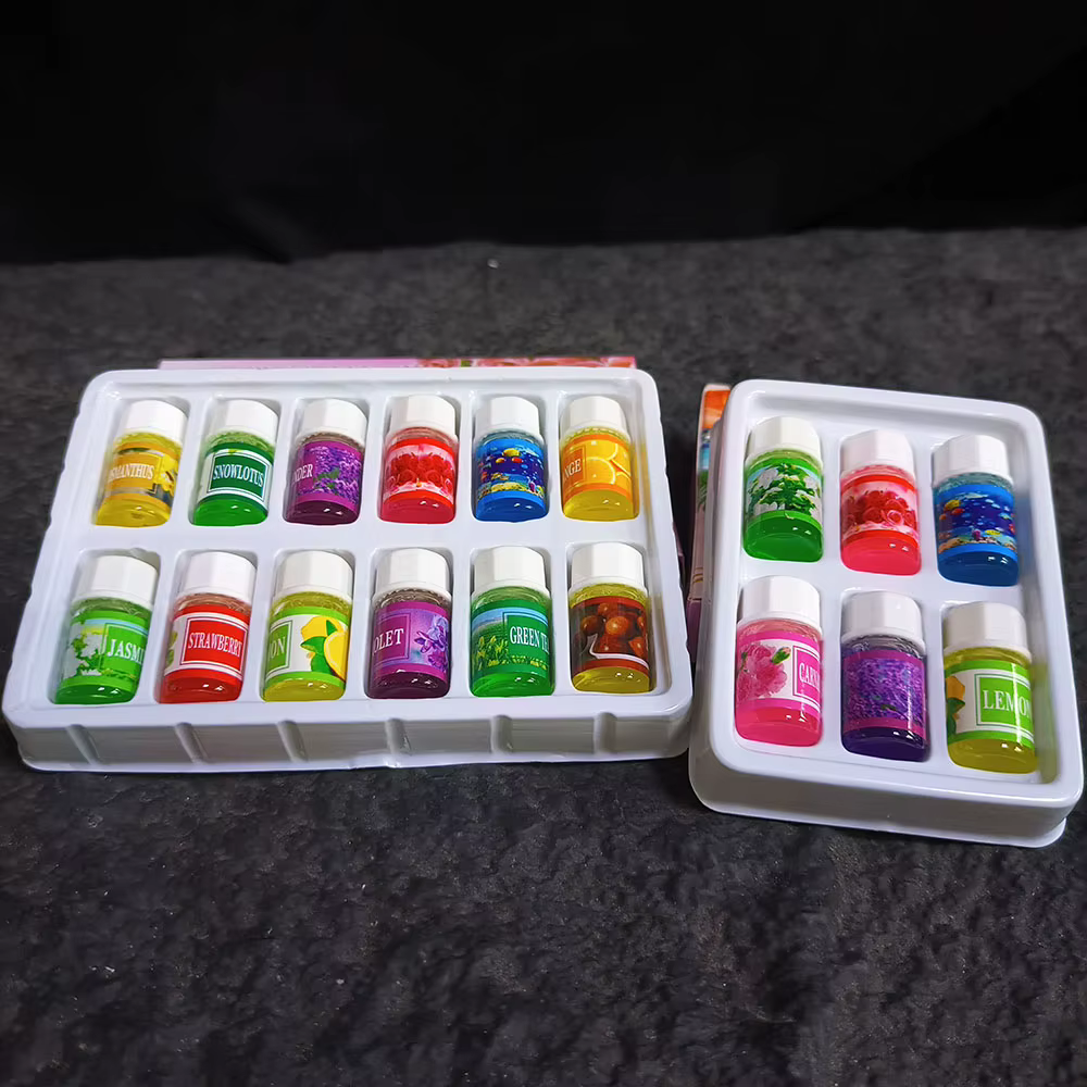 6/12 Boîtes de 3 ml d'huiles essentielles naturelles hydrosolubles aromatiques pures à base de plantes