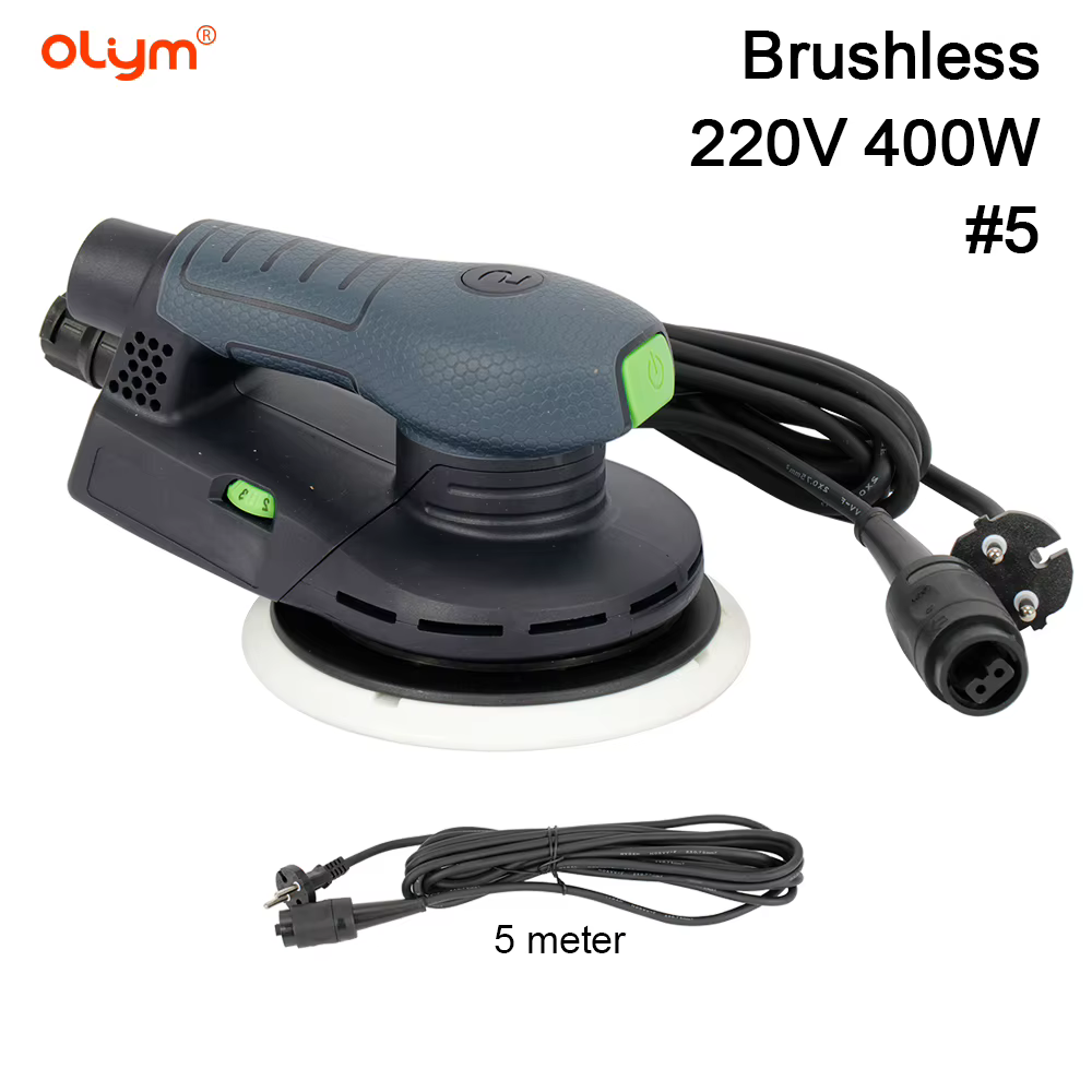Ponceuse excentrique électrique sans fil de 150 mm (6 pouces) sans poussière