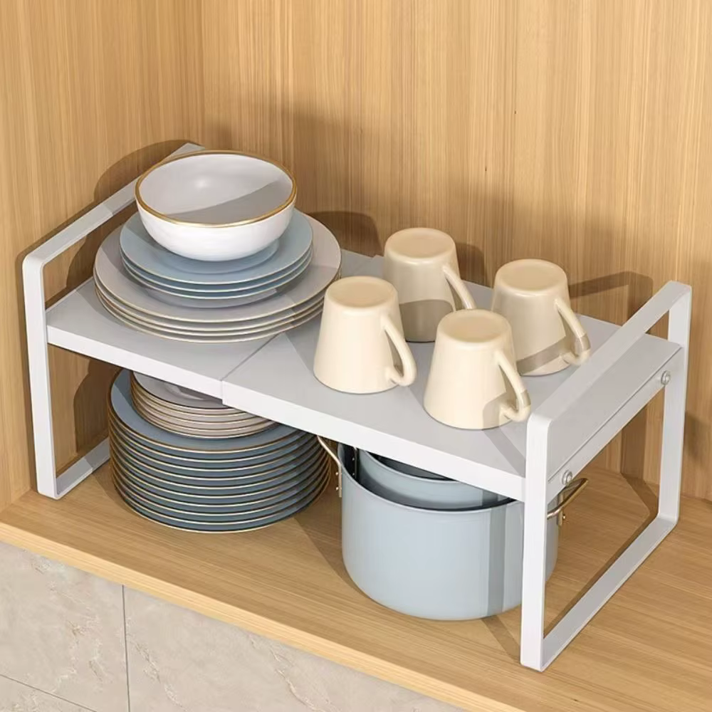 Étagère de rangement rétractable en fer grande capacité