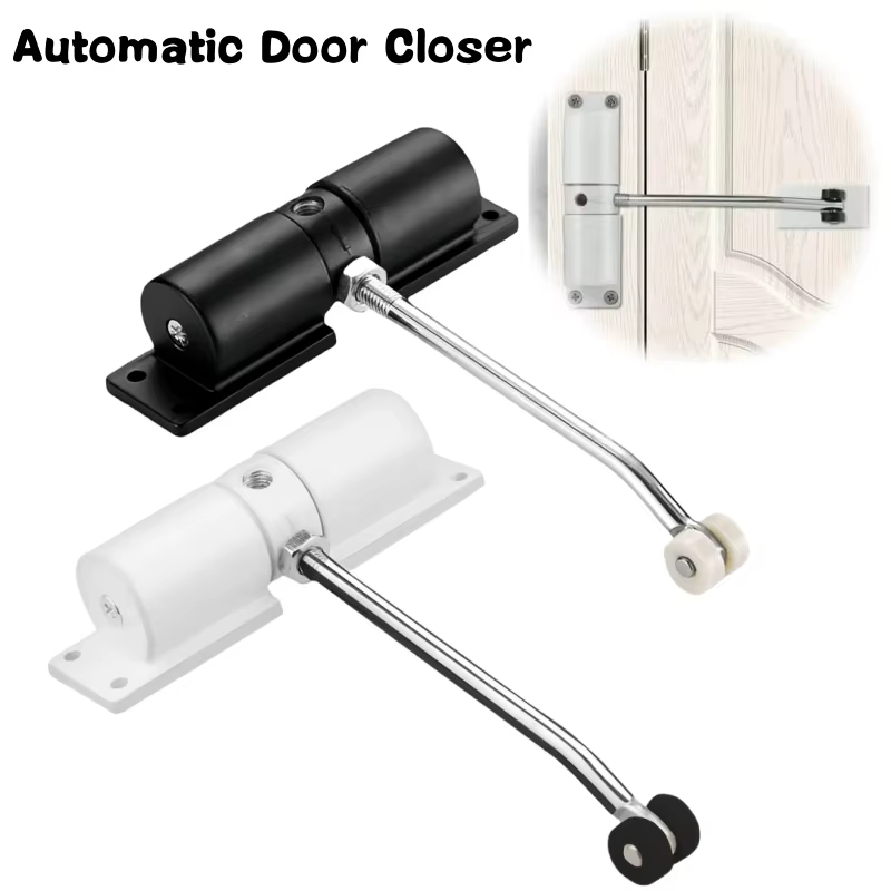 Ferme-porte automatique à 180 degrés en métal