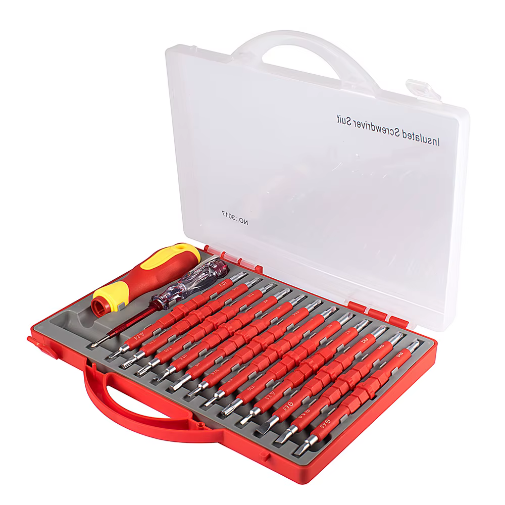 Jeu de tournevis isolés 26 en 1 1000V
