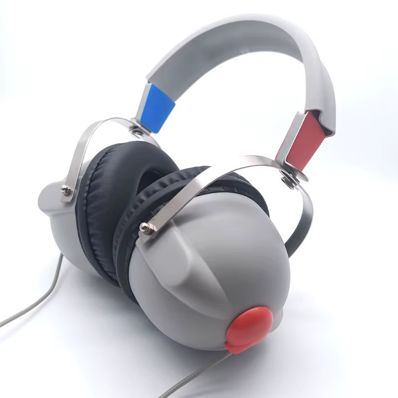 Casque audiometrique TDH39 à montage sur tête pour appareil auditif, avec grandes oreillettes pour mesure auditive, soins de la santé auditive et confort d'utilisation