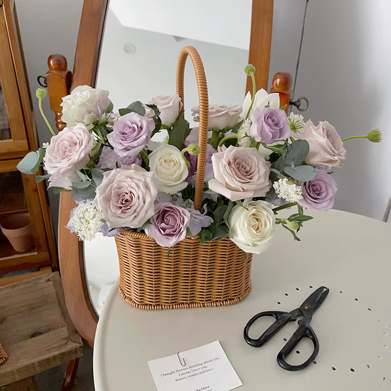 Panier de rangement tissé à la main