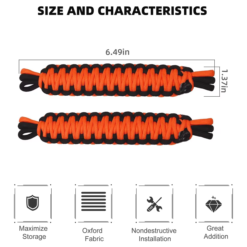 Sangles de limitation de porte pour Jeep Wrangler