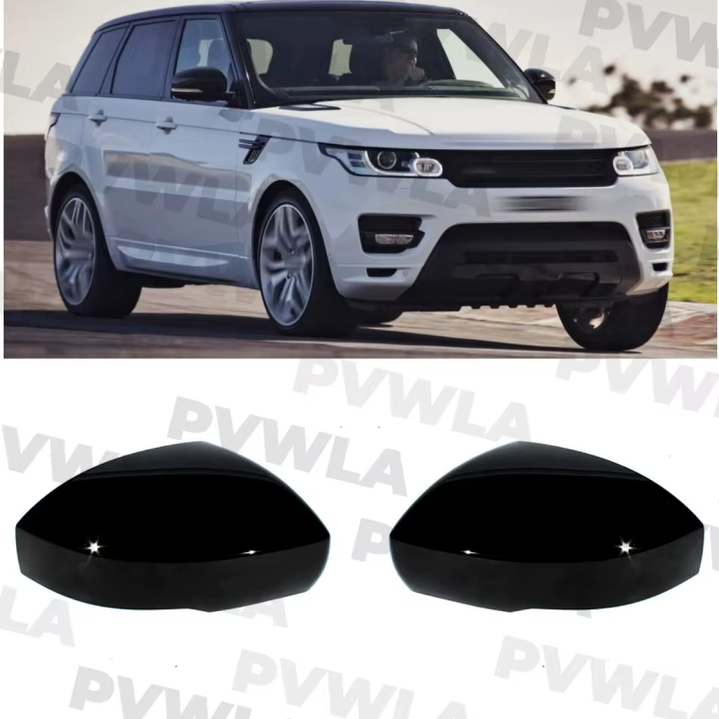 Couvercle de rétroviseur peint en noir pour Land Rover