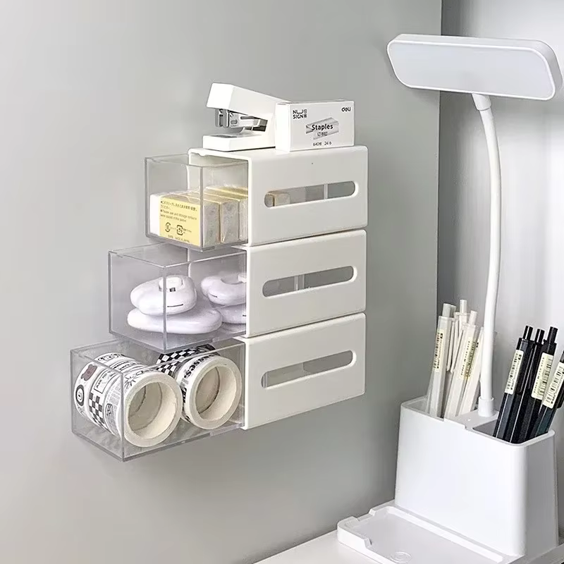 Boîte de rangement murale pour salle de bain