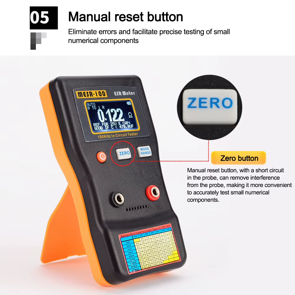 Multimètre MESR-100 ESR puzzles itance Ohm mètre professionnel mesure interne 02/10/2018