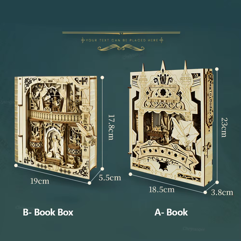 Livre des Secrets Puzzle 3D en bois