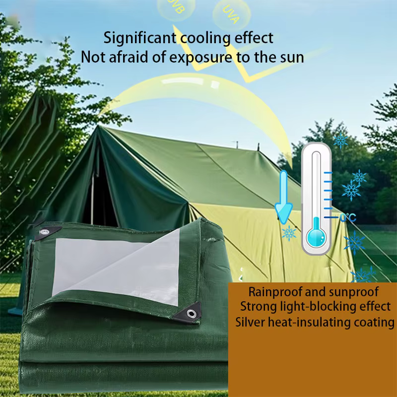 Grande bâche imperméable robuste 3m x 4m / 3m