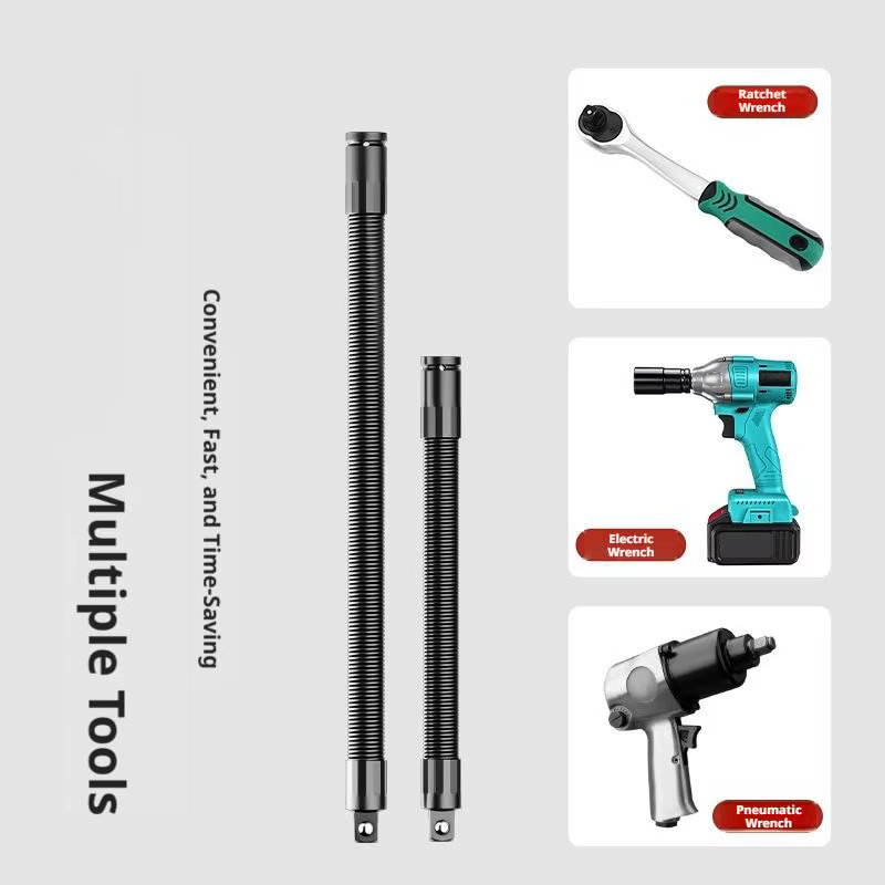 Clé à cliquet avec rallonge flexible de 1/2 pouce pour clé électrique