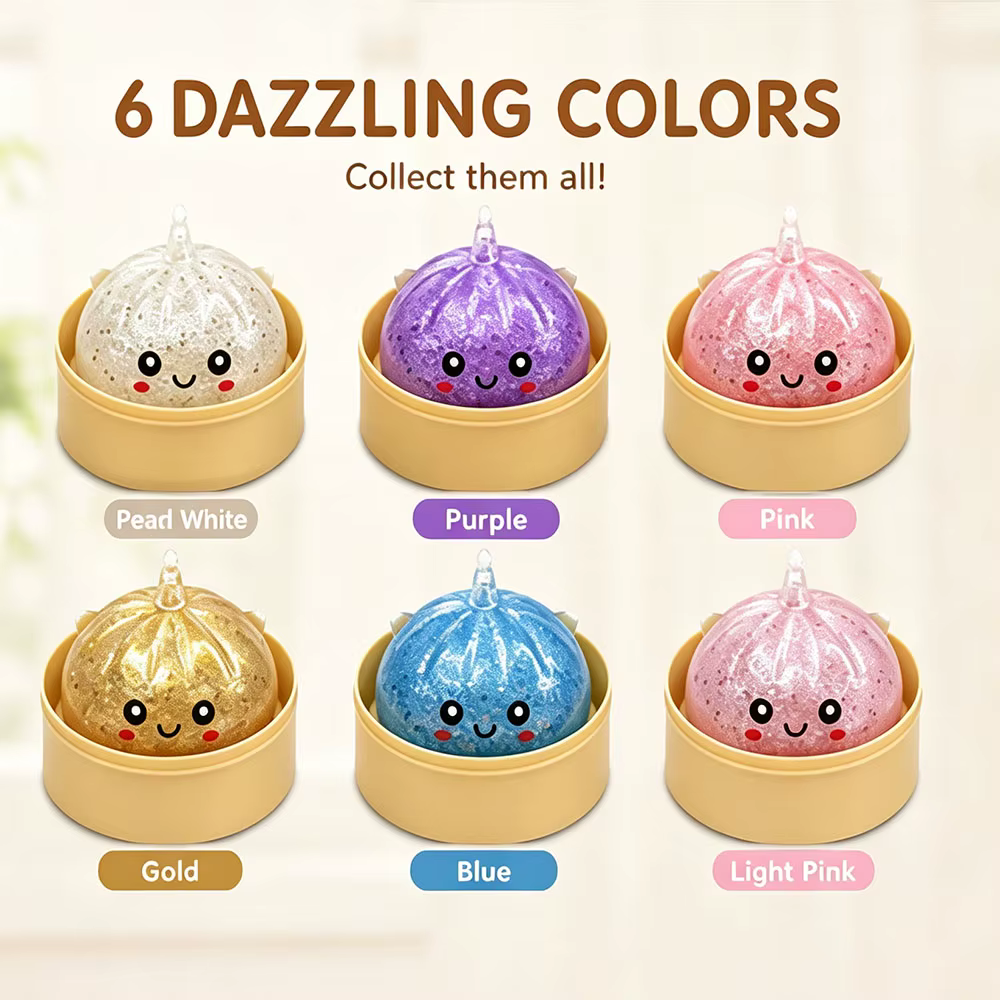 Unicorn Bao Bun Squishy Blind Box Surprise Mystère à Remontée Lente