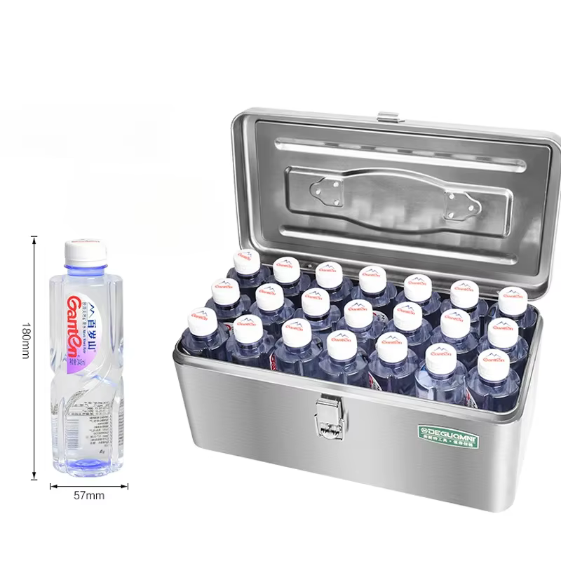 Boîte à outils de protection en acier inoxydable