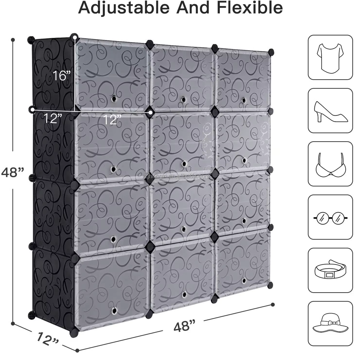 Armoire modulaire pour gagner de l'espace