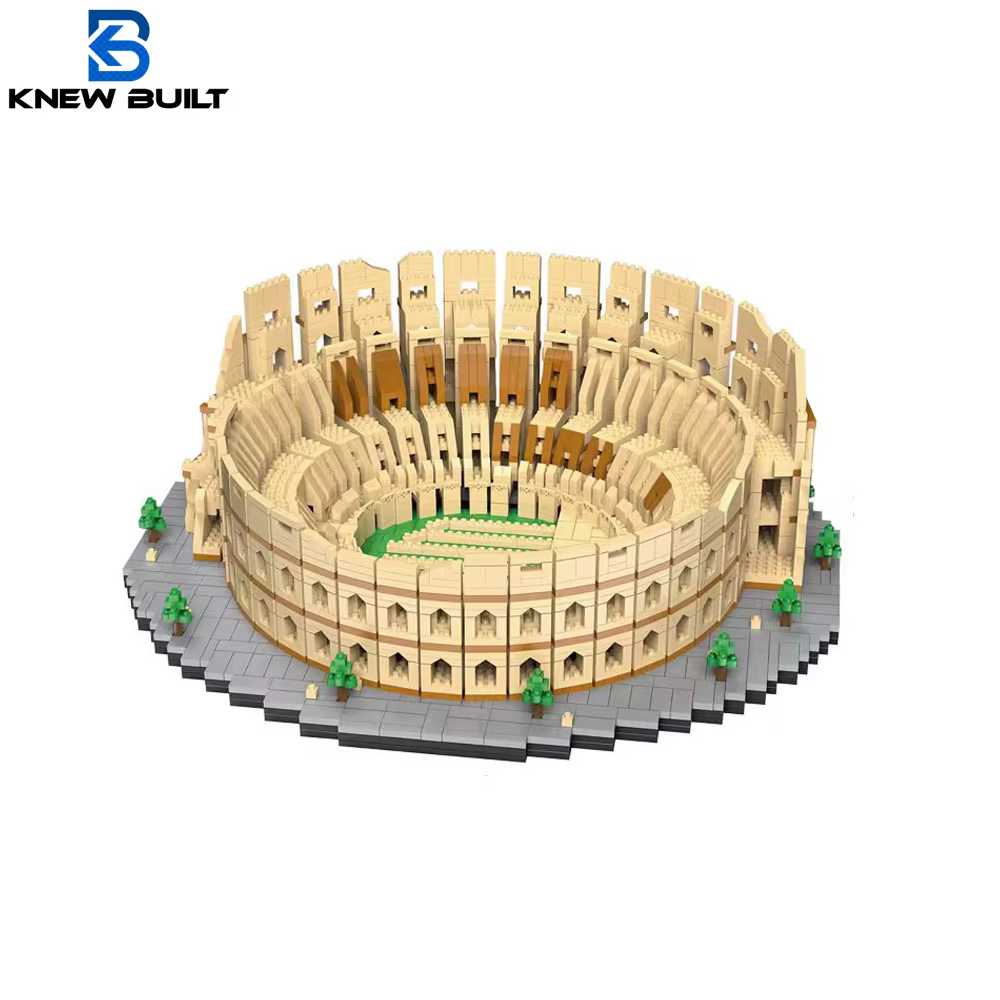KNEW BUILT Mini blocs de construction rome Colosseum pour enfants et adultes