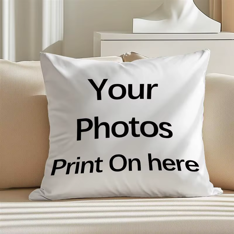 Taie d'oreiller personnalisée taie d'oreiller confortable imprimée votre conception image texte oreillers décoratifs pour la maison cadeaux pour la maison 45x45 cm
