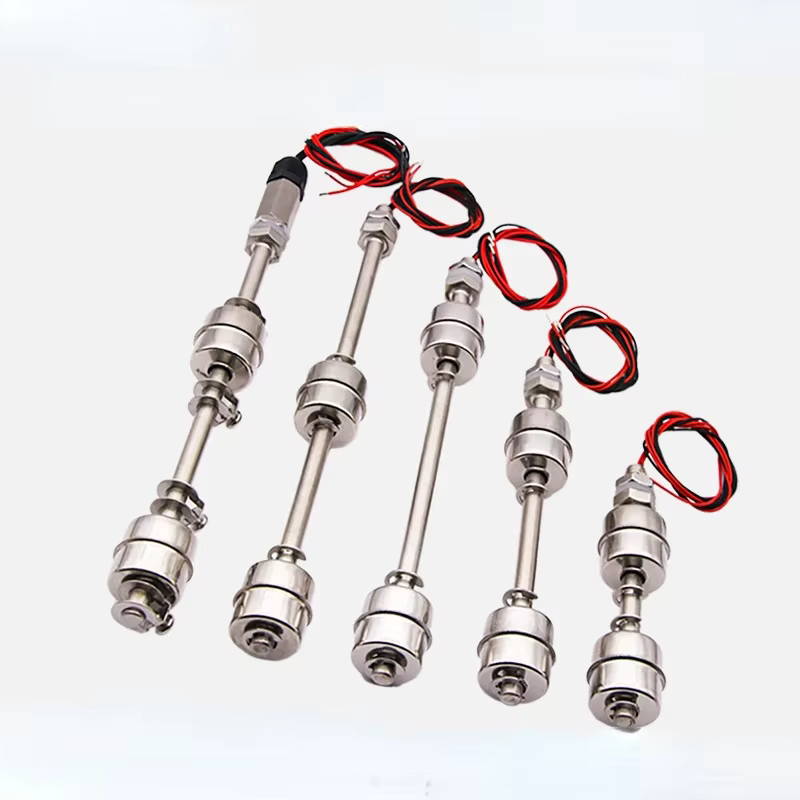 Length 100MM Double Floating Ball Stainless Steel Level Automatic Control Switch Sensor