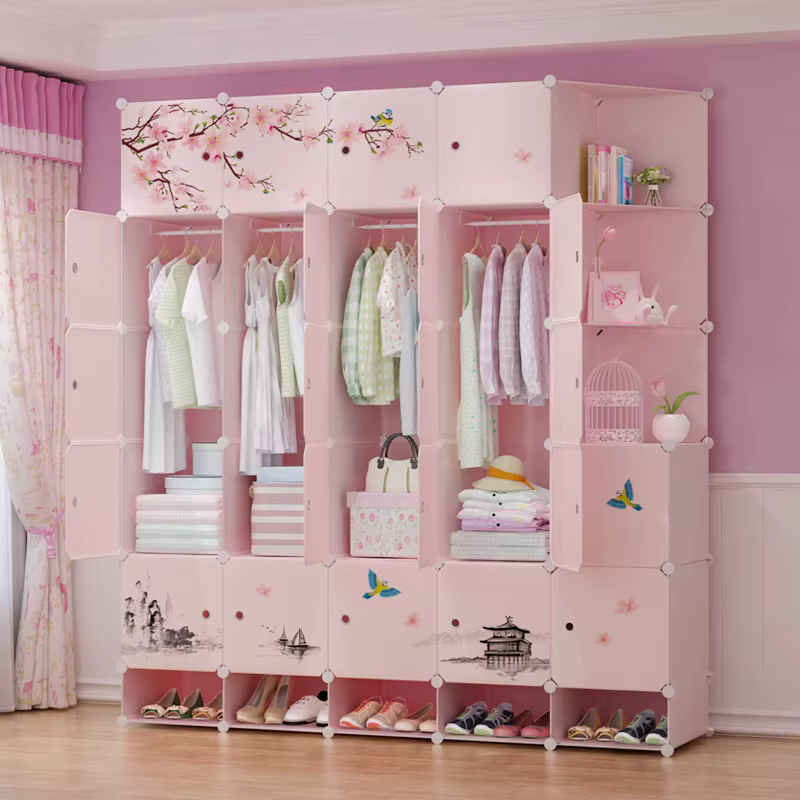 Support de garde-robe empilable pour chaussures, appartement détachable, salle de bain, rangement de vêtements, Schlafzimmer Schrank, accessoires pour la maison