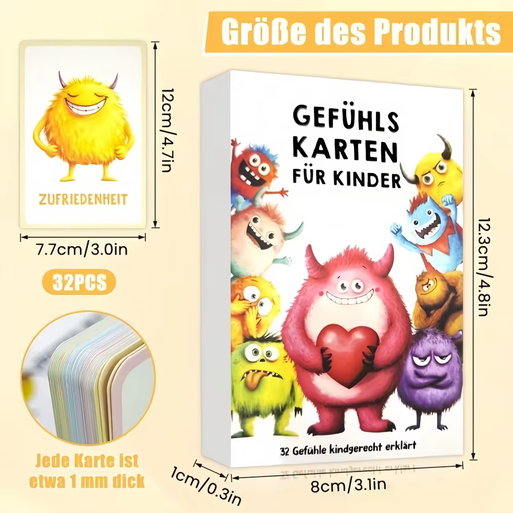 Jeu de cartes « Monstre émotionnel »