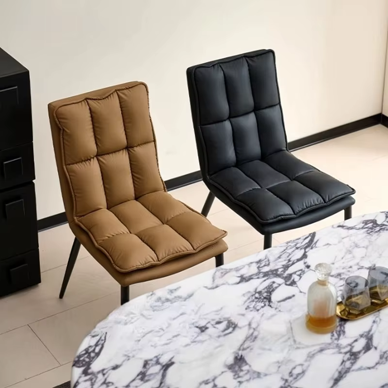 Ensemble de 2 chaises de salle à manger esthétiques peu encombrantes