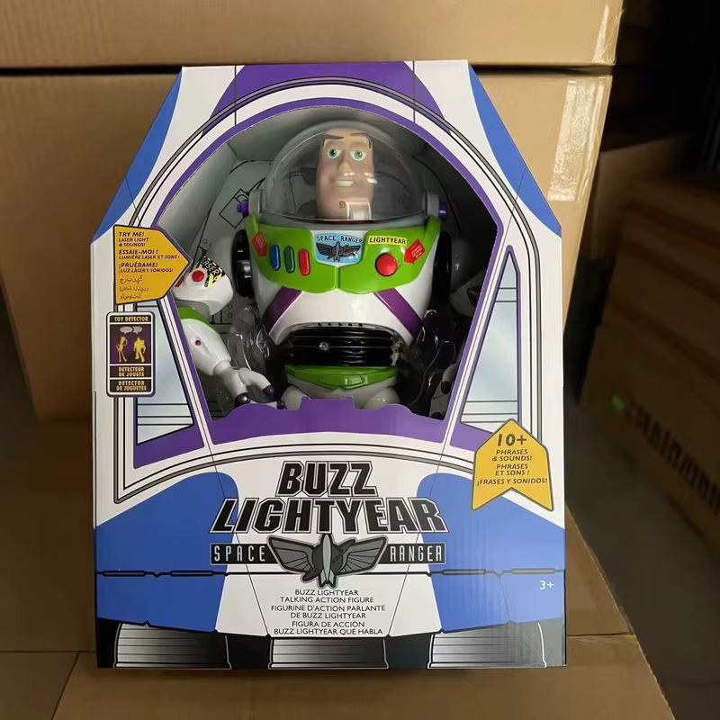 Figurine articulée Buzz Lightyear Space Ranger avec son et lumière, ornement de bureau à collectionner pour collectionneurs adultes