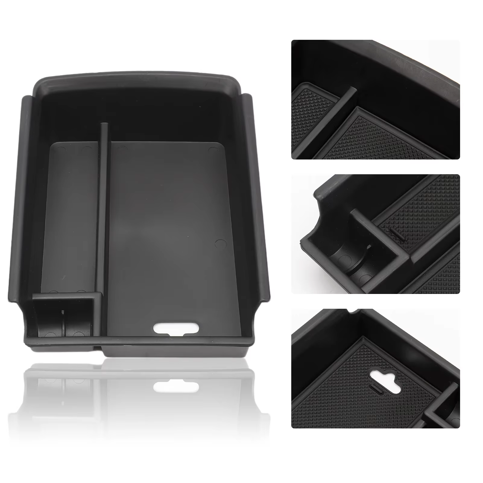 Boîte de rangement pour accoudoir central de voiture pour Skoda, console Kodiaq, support isotescalHolder, conteneur, style de voiture, accessoires, 2017, 2018, 2019