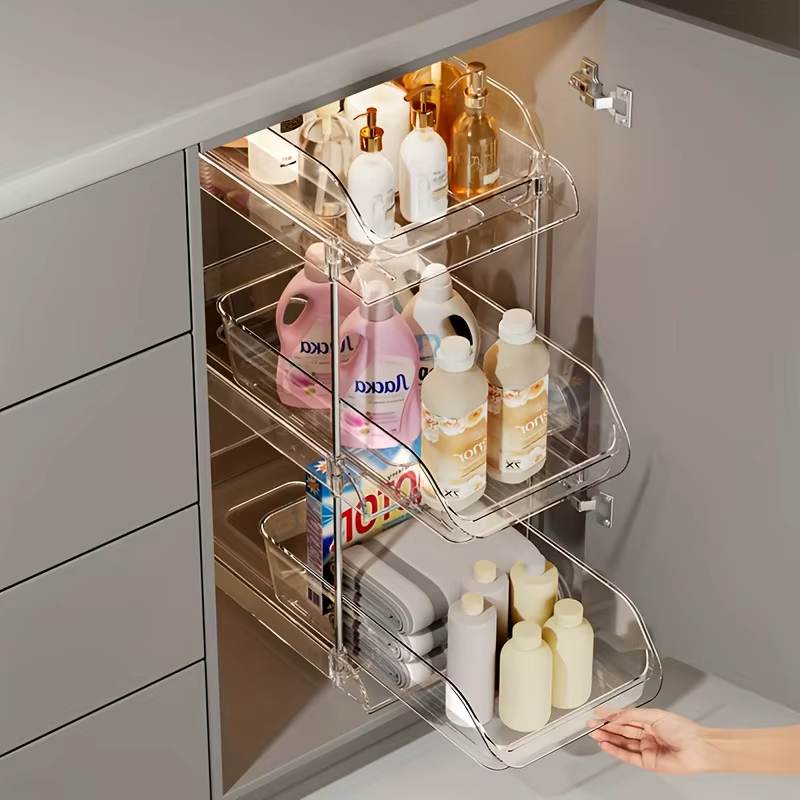 Organiseur coulissant sous évier