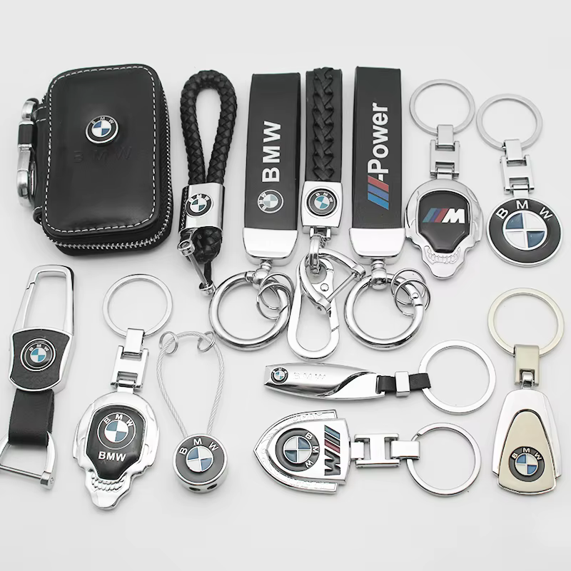 Porte-clés en métal 3D pour voiture