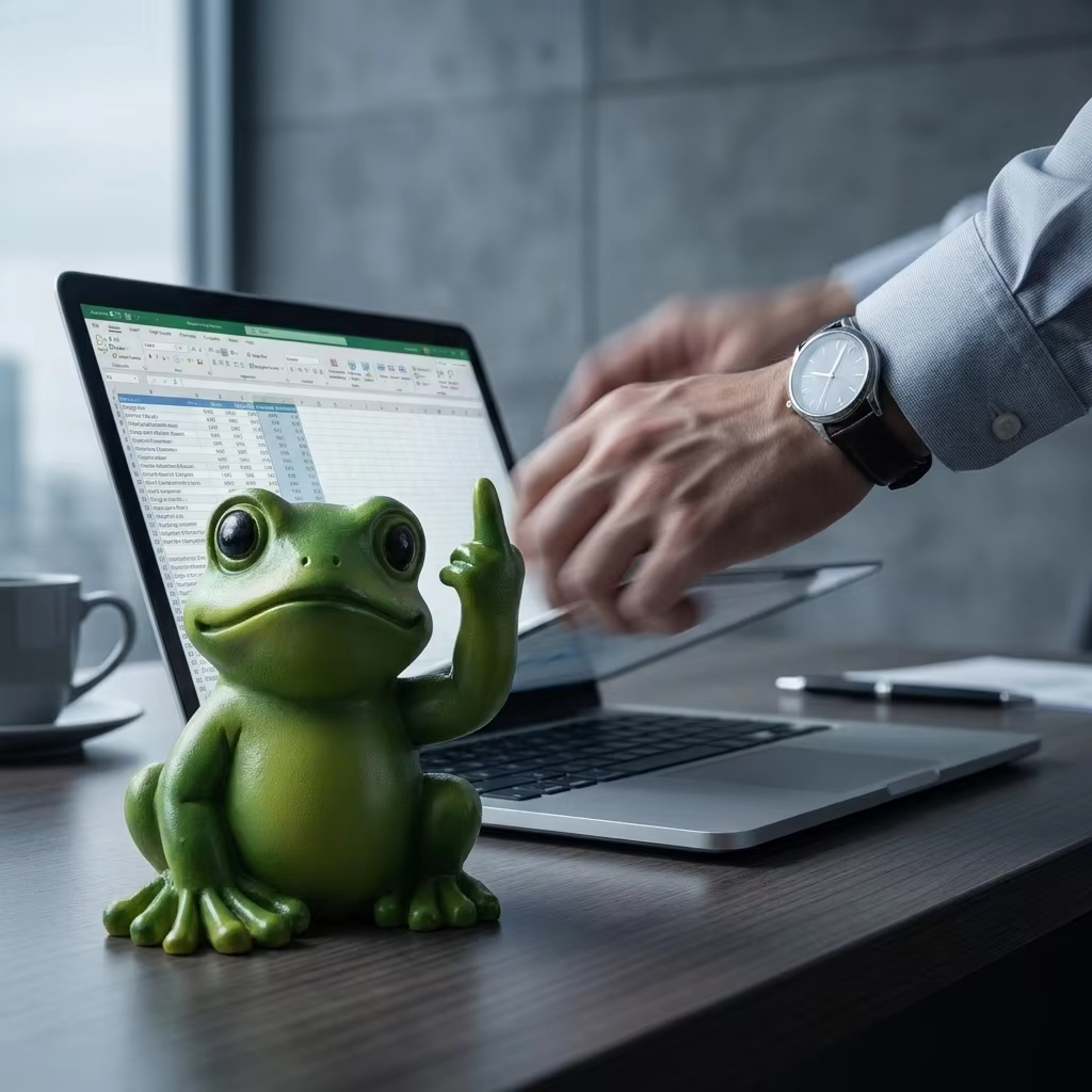 Mini figurine de grenouille créative en résine