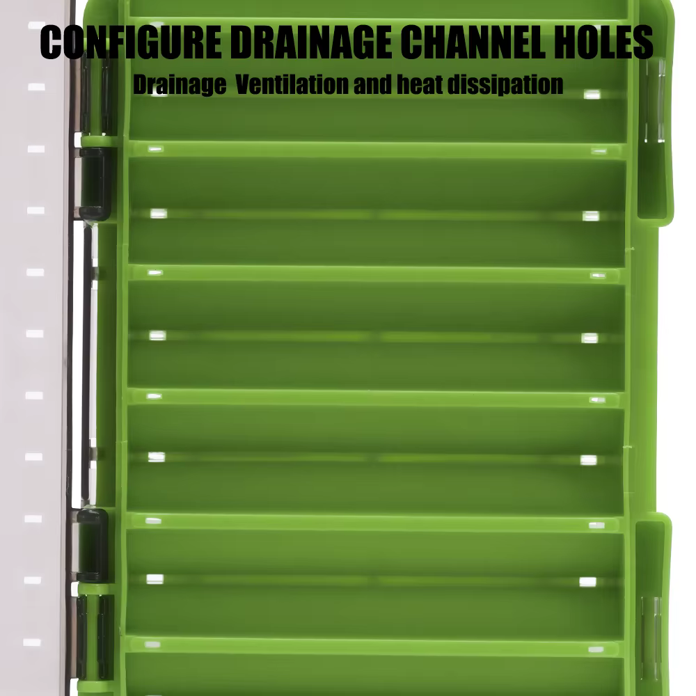 SAMOLLA Boîte à matériel compacte double face – Pêche simplifiée avec un organisateur durable et polyvalent pour leurres
