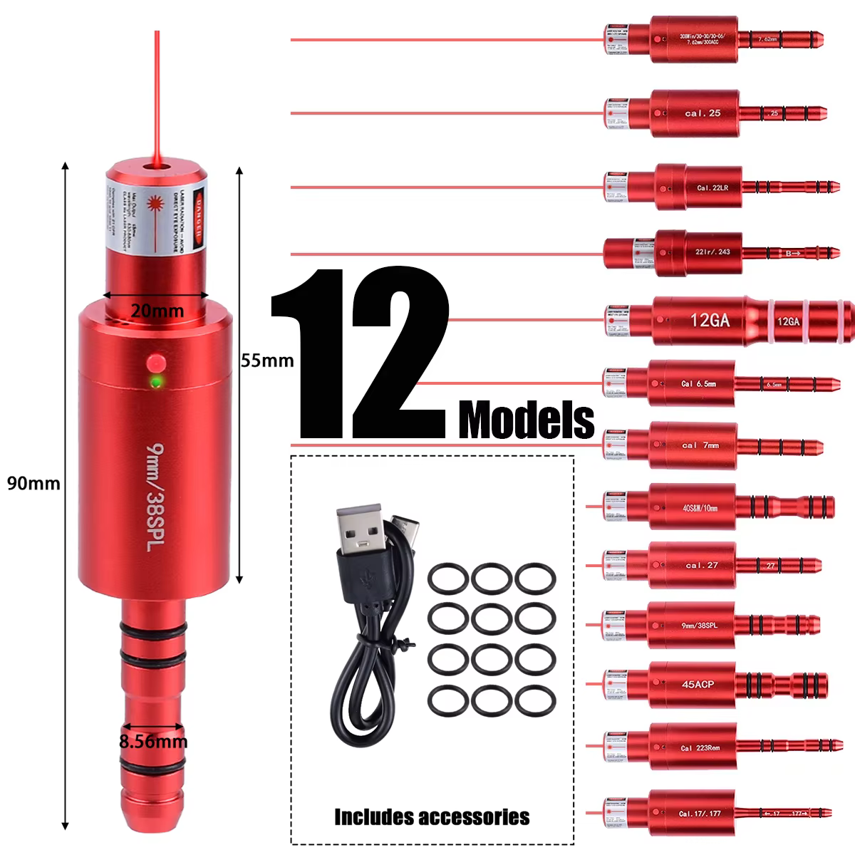 Capsules de tir à sec tactiques à double usage avec aspiration magnétique