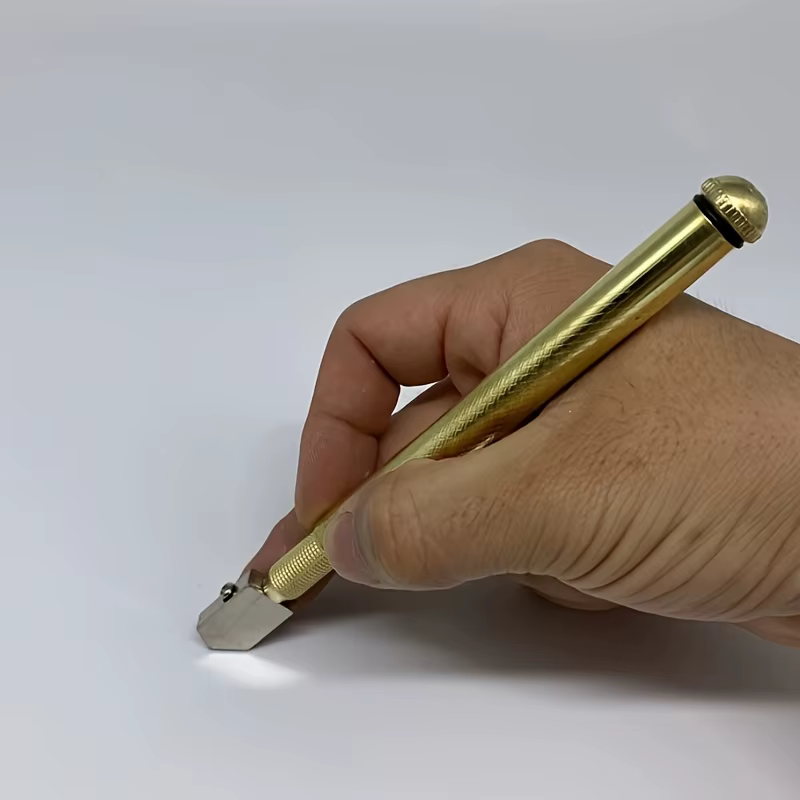 Coupe-verre diamanté multifonctionnel 2 en 1 - outil manuel de découpe de carreaux et de miroirs