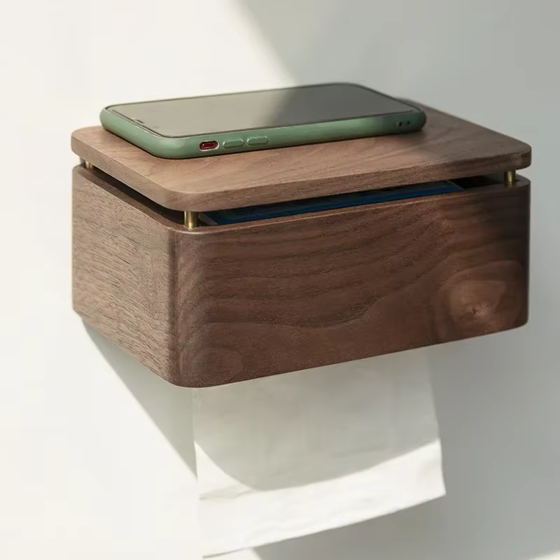 Boîte murale pour papier toilette