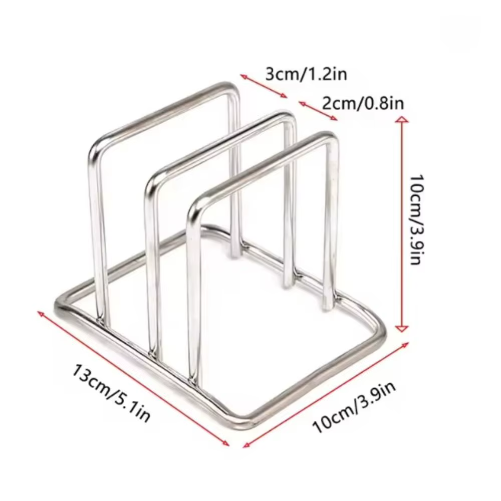 Support de planche à découper Durable en acier inoxydable